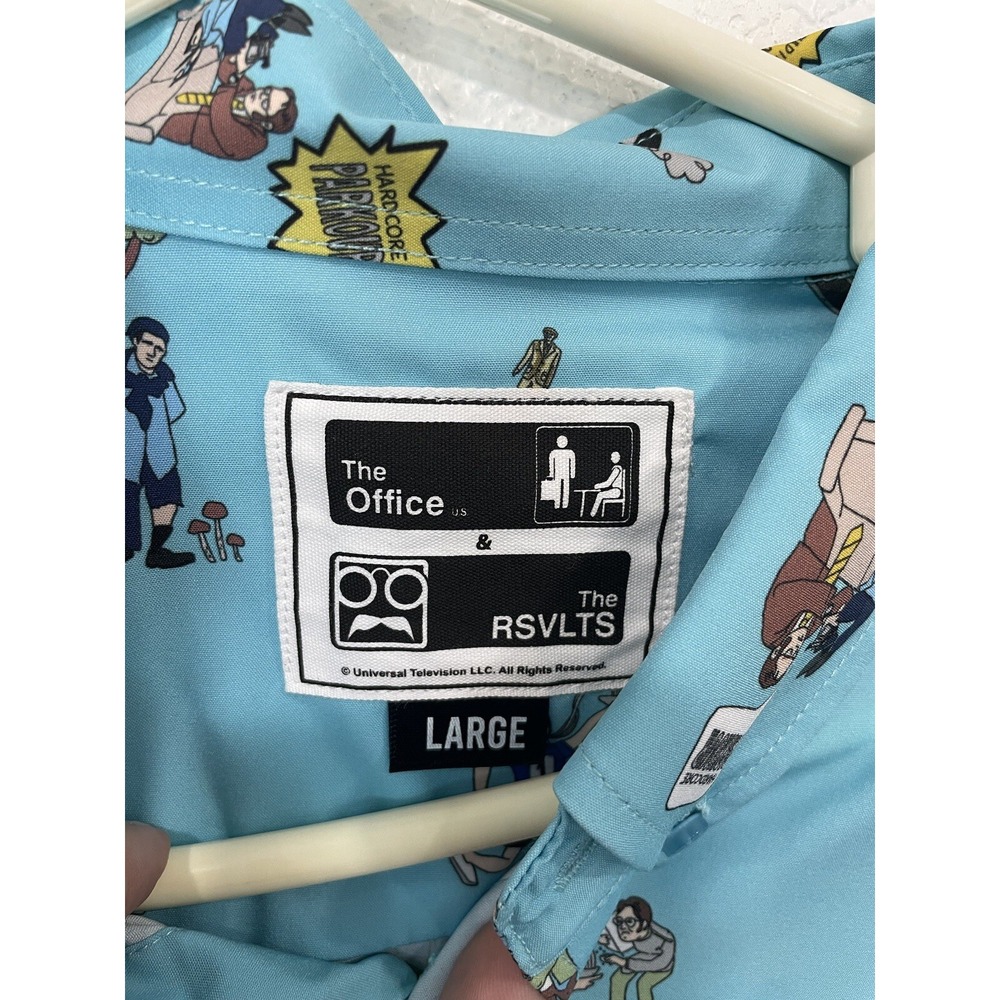 NEW! RSVLTS The Office Shirt / Mens L / Assistant To The Regional Manager - Picture 3 of 3